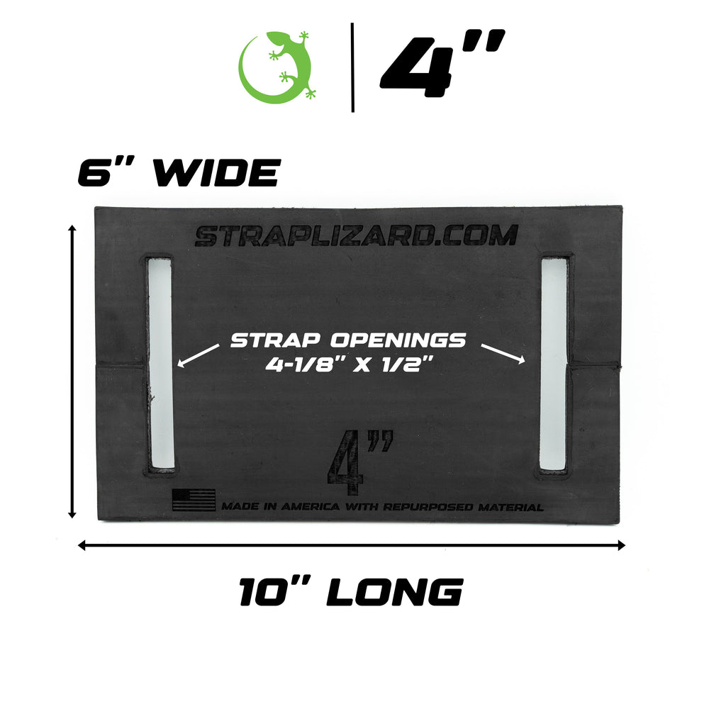 Lizard Leggings 4 INCH Ratchet Strap Abrasion Protector shown in use