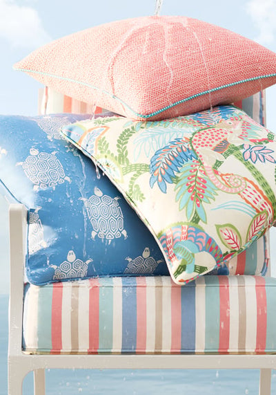 Iggy Performance Pillow Cover in Ivory, Thibaut Pillows