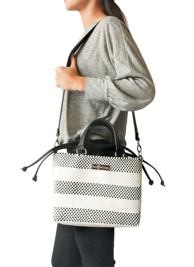Lolo Medium Woven Crossbody Drawstring Bag by Tin Marin Brand - product image 6 for Resin Society