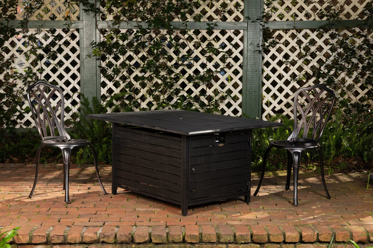 Longmont 48" Rectangular Aluminum Convertible Gas Fire Pit Table by Fire Sense/Balkene Home - product image 3 for Resin Society