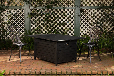 Longmont 48" Rectangular Aluminum Convertible Gas Fire Pit Table by Fire Sense/Balkene Home - product image 3 for Resin Society