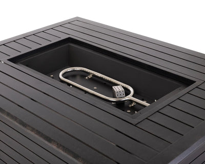 Longmont 48" Rectangular Aluminum Convertible Gas Fire Pit Table by Fire Sense/Balkene Home - product image 6 for Resin Society