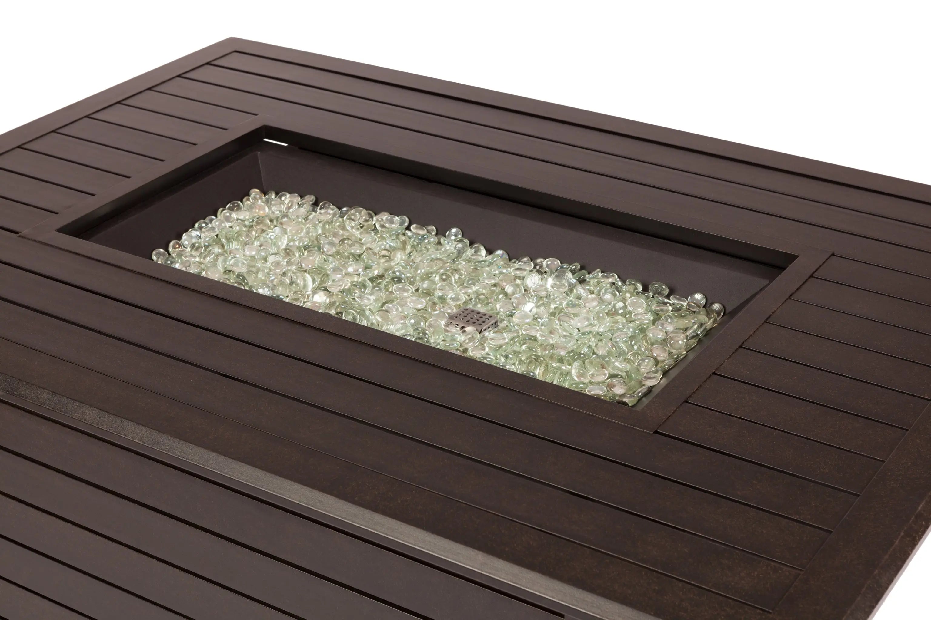 Longmont 48" Rectangular Aluminum Convertible Gas Fire Pit Table by Fire Sense/Balkene Home - product image 7 for Resin Society