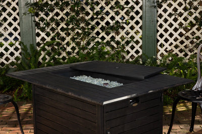 Longmont 48" Rectangular Aluminum Convertible Gas Fire Pit Table by Fire Sense/Balkene Home - product image 8 for Resin Society
