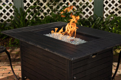 Longmont 48" Rectangular Aluminum Convertible Gas Fire Pit Table by Fire Sense/Balkene Home - product image 9 for Resin Society
