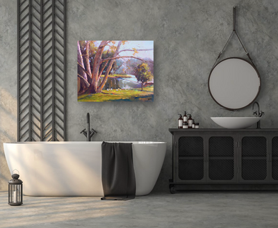 Looking Over Artist Enhanced Canvas Print by John Beard Collection - product image 2 for Resin Society