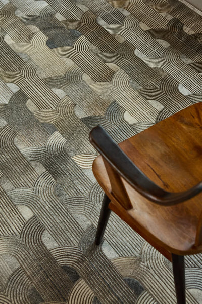 Loop Lasered - Custom Cowhide Rug by Homelosophy
