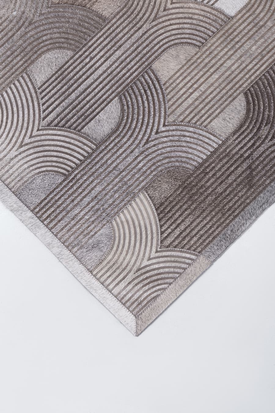 Loop Lasered - Custom Cowhide Rug by Homelosophy