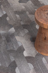 Loop Lasered - Custom Cowhide Rug by Homelosophy