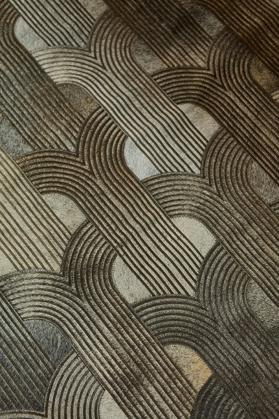 Loop Lasered - Custom Cowhide Rug by Homelosophy