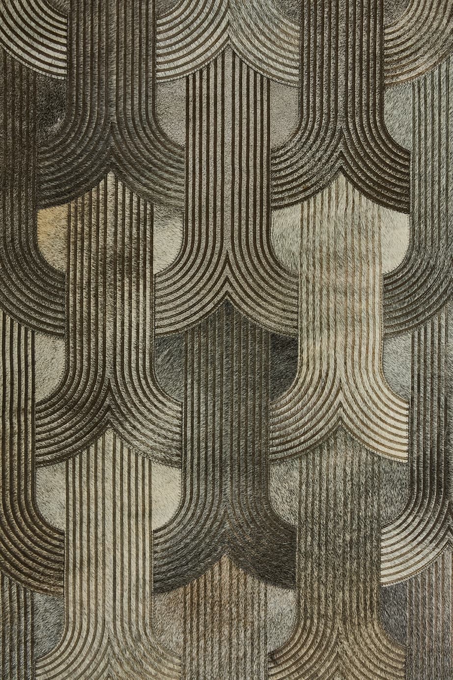 Loop Lasered - Custom Cowhide Rug by Homelosophy