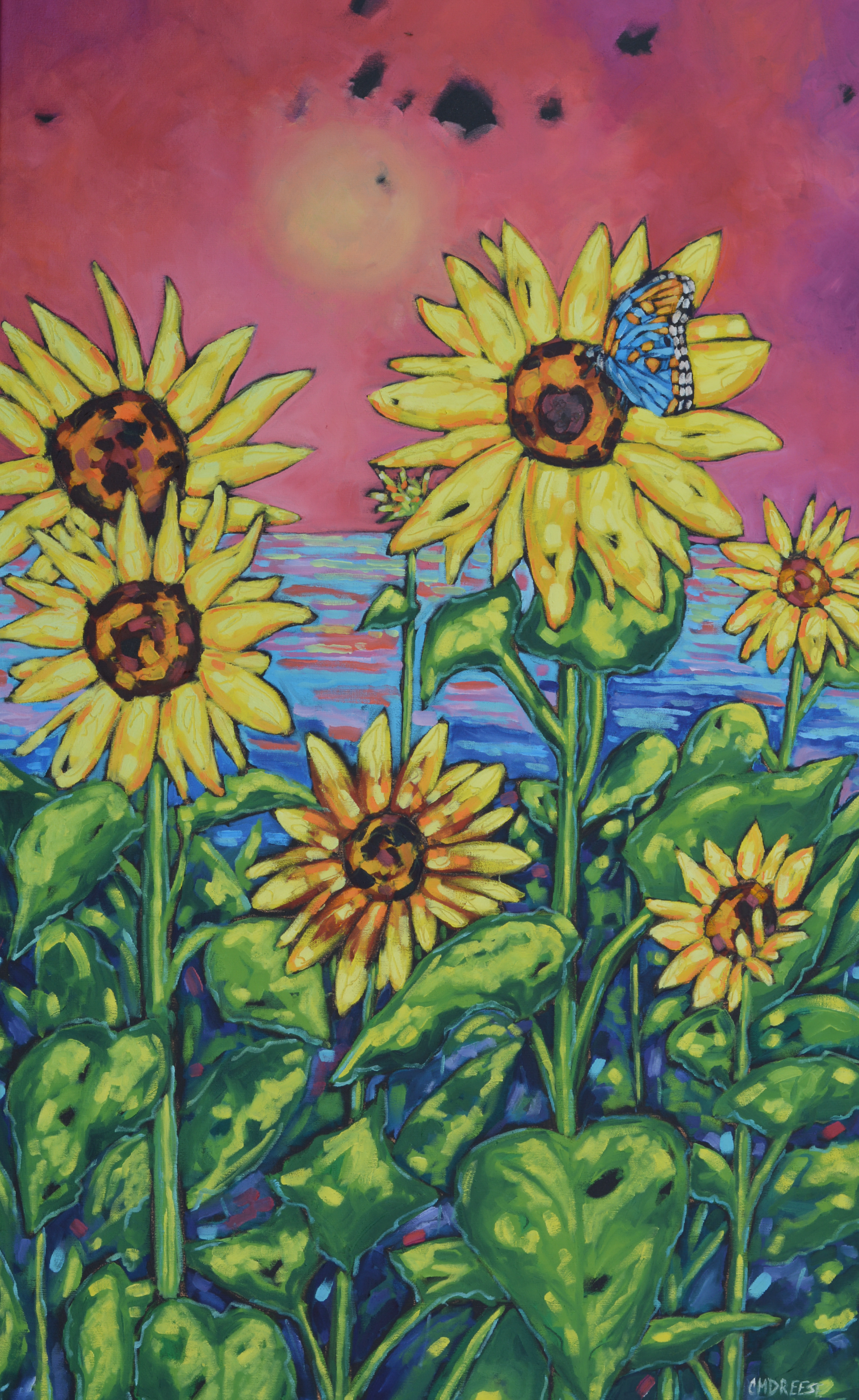 "Love Can Rebuild the World" — Original Oil Painting by Christi Dreese by Dreese Fine Art - main product image for Resin Society