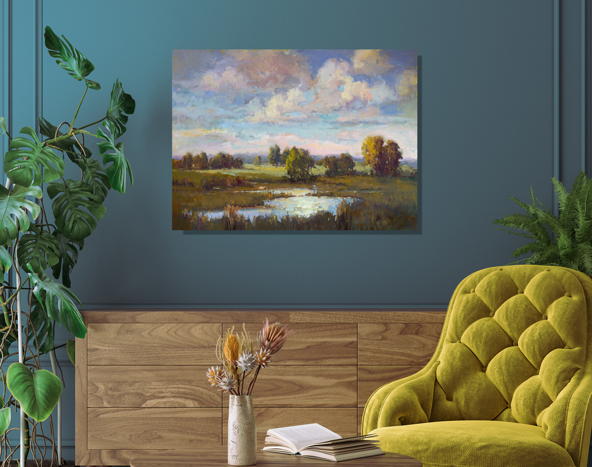 Low Country Daybreak Artist Enhanced Canvas Print by John Beard Collection - product image 3 for Resin Society
