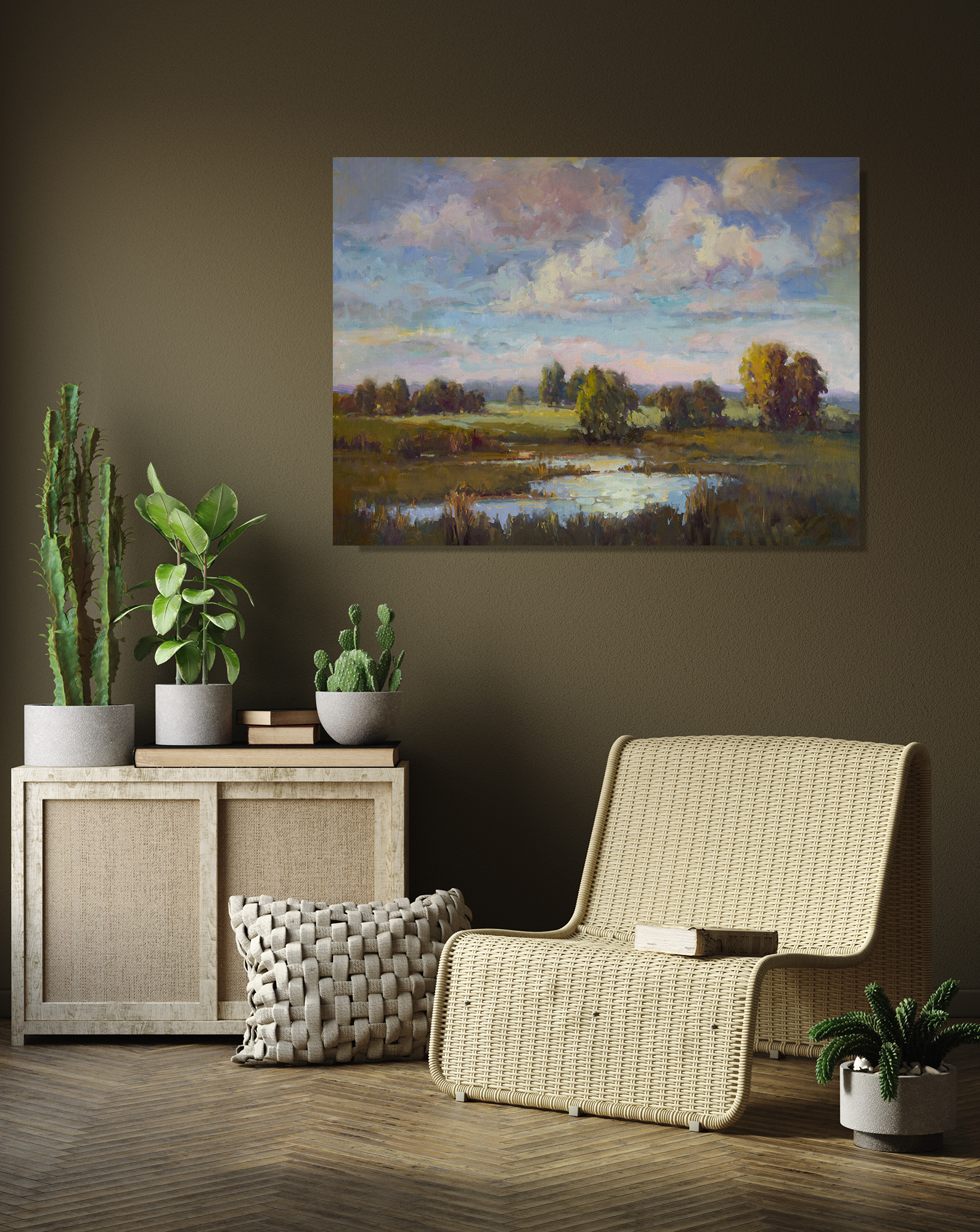 Low Country Daybreak Artist Enhanced Canvas Print by John Beard Collection - product image 4 for Resin Society