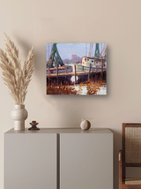 Low Country Docks Artist Enhanced Canvas Print by John Beard Collection - product image 2 for Resin Society