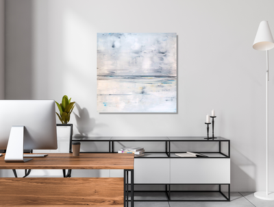 Low Tide 30x30 Artist Enhanced Canvas Print
