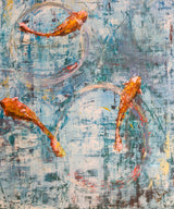 Lucky Gold II Artist Enhanced Canvas Print by John Beard Collection - main product image for Resin Society