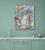Lucky Gold II Artist Enhanced Canvas Print by John Beard Collection - product image 2 for Resin Society
