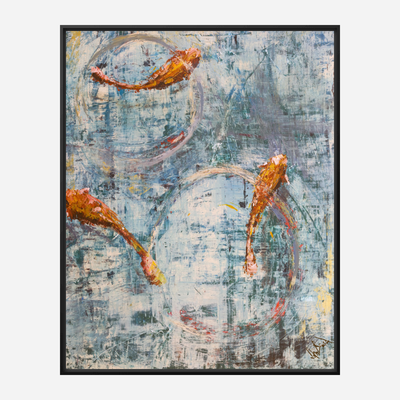 Lucky Gold II Artist Enhanced Canvas Print by John Beard Collection - product image 5 for Resin Society