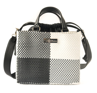 Lucy Medium Woven Crossbody Drawstring Bag by Tin Marin Brand - product image 3 for Resin Society