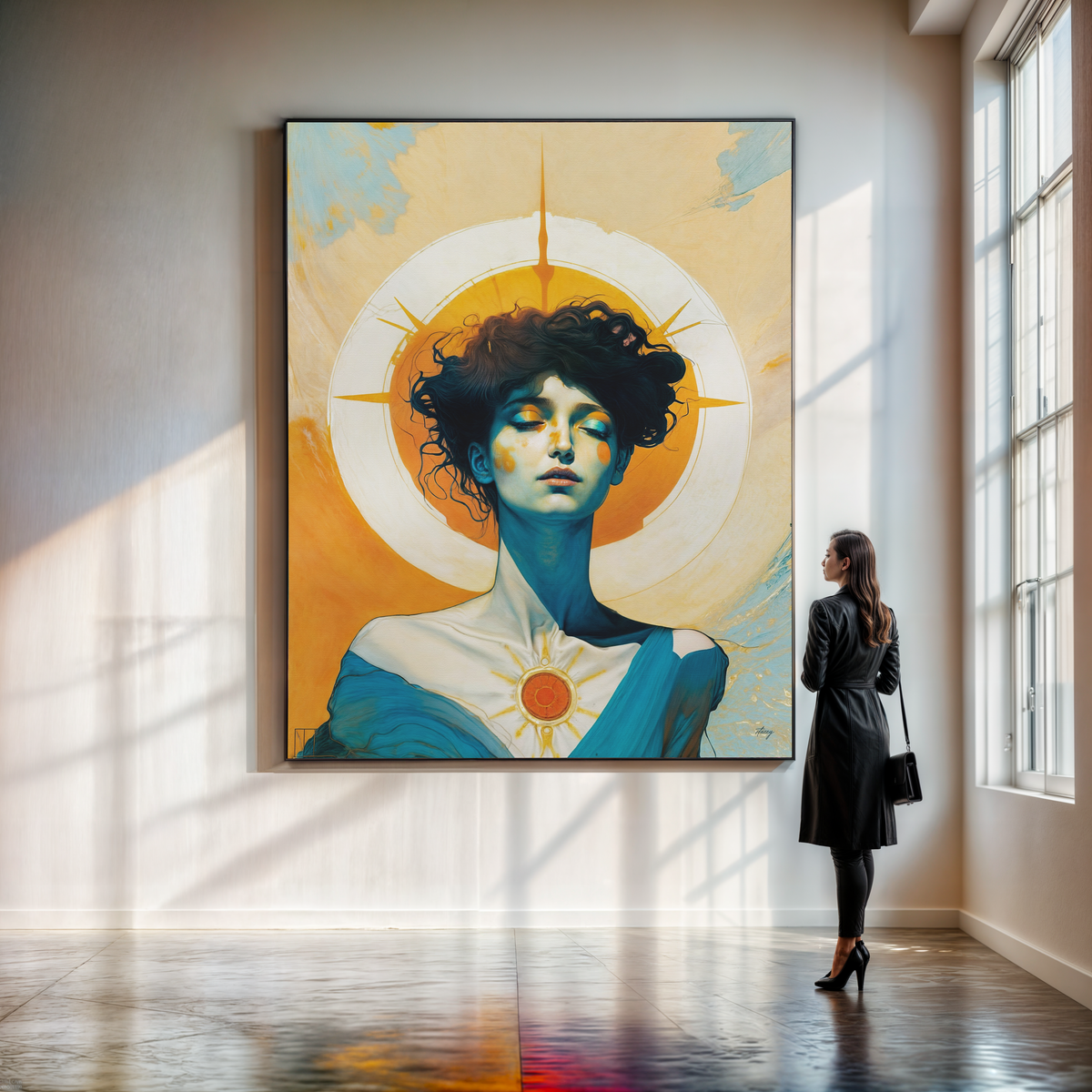Canvas Print: "Luminous Reverie" by Tailored Canvases - main product image for Resin Society