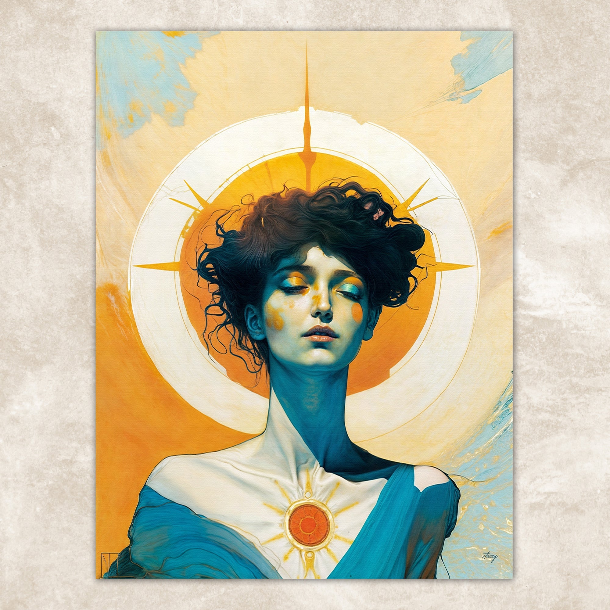 Canvas Print: "Luminous Reverie" by Tailored Canvases - product image 3 for Resin Society