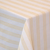 Lychee Sorbet Stripe Tablecloth by Ro'Table - main product image for Resin Society
