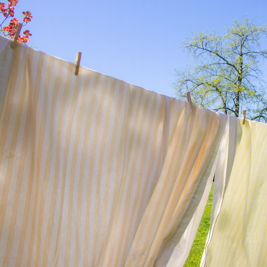 Lychee Sorbet Stripe Tablecloth by Ro'Table - product image 3 for Resin Society