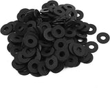 Black M5 rubber washer for vehicle hardware