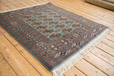 4x4.5 Vintage Fine Bokhara Square Rug by Old New House® - product image 3 for Resin Society