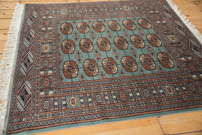 4x4.5 Vintage Fine Bokhara Square Rug by Old New House® - product image 5 for Resin Society