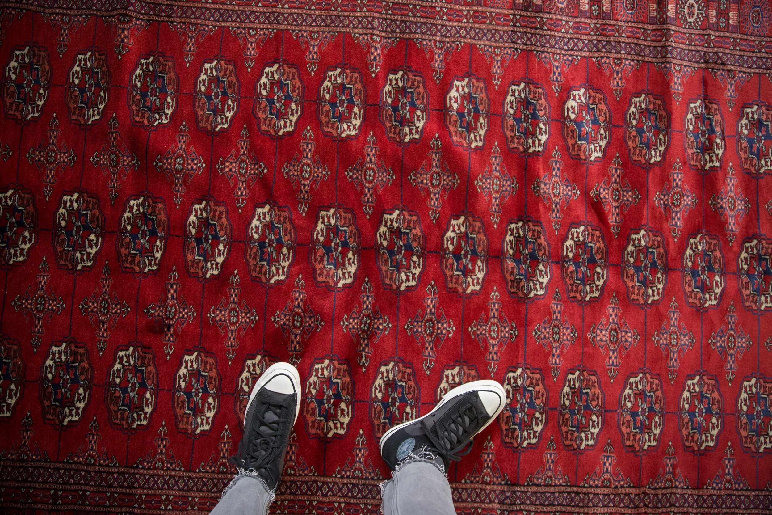 5x12 Vintage Fine Bokhara Rug Runner by Old New House® - product image 2 for Resin Society
