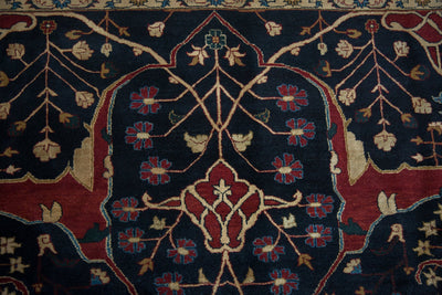 10x14 Vintage Indian Bijar Design Carpet by Old New House® - product image 3 for Resin Society