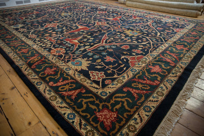 10x14 Vintage Indian Bijar Design Carpet by Old New House® - product image 6 for Resin Society