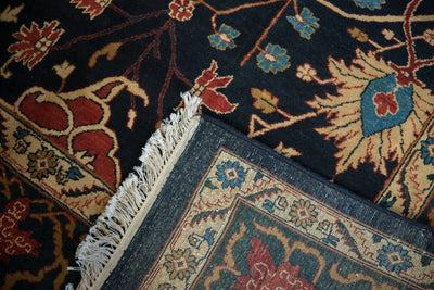 10x14 Vintage Indian Bijar Design Carpet by Old New House® - product image 11 for Resin Society