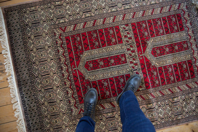 4x6 Vintage Fine Pakistani Turkmen Design Rug by Old New House® - product image 2 for Resin Society