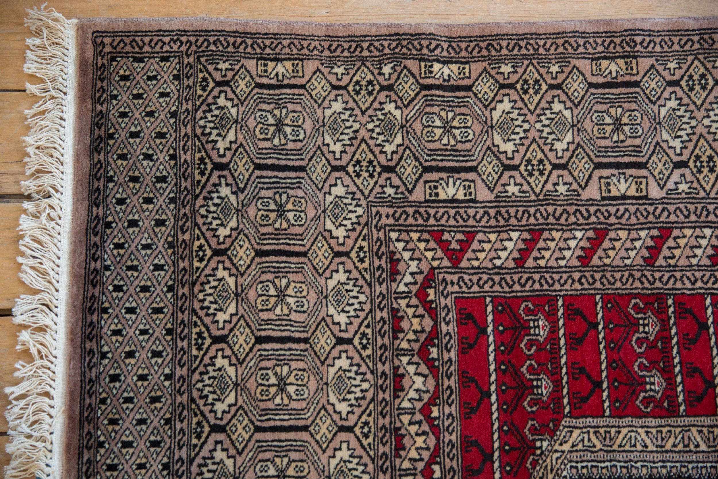4x6 Vintage Fine Pakistani Turkmen Design Rug by Old New House® - product image 3 for Resin Society