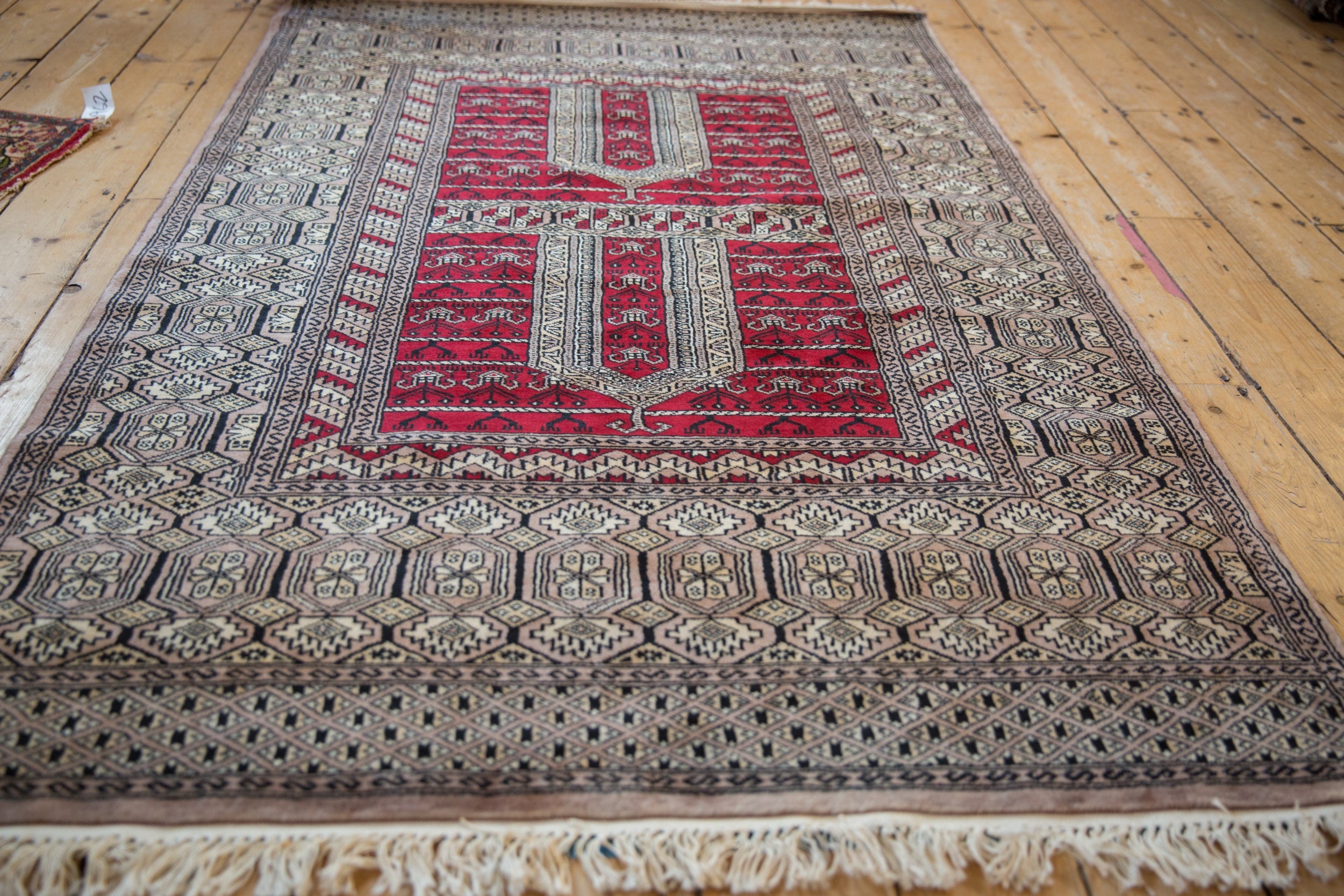 4x6 Vintage Fine Pakistani Turkmen Design Rug by Old New House® - product image 4 for Resin Society