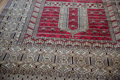 4x6 Vintage Fine Pakistani Turkmen Design Rug by Old New House® - product image 5 for Resin Society