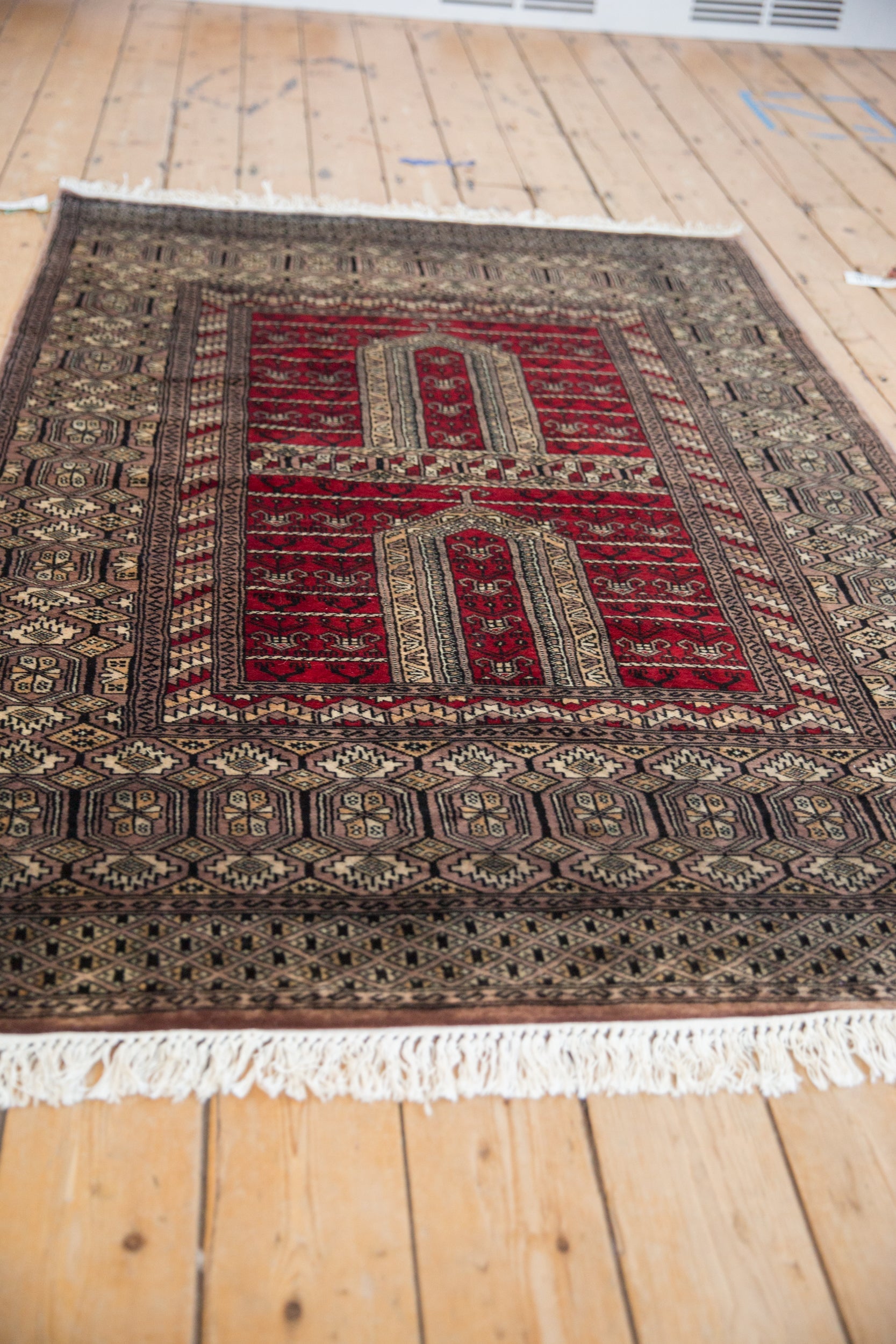 4x6 Vintage Fine Pakistani Turkmen Design Rug by Old New House® - product image 6 for Resin Society