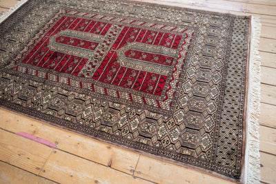 4x6 Vintage Fine Pakistani Turkmen Design Rug by Old New House® - product image 7 for Resin Society