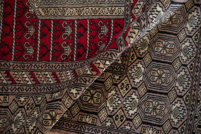 4x6 Vintage Fine Pakistani Turkmen Design Rug by Old New House® - product image 8 for Resin Society