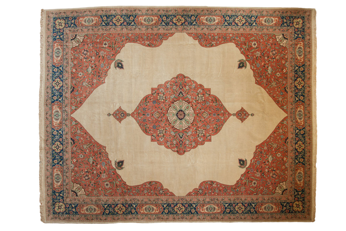 12x15 Vintage Bulgarian Tabriz Design Carpet by Old New House® - main product image for Resin Society
