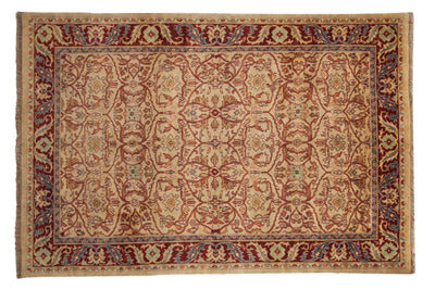 6x9 Vintage Indian Bijar Design Carpet by Old New House® - main product image for Resin Society