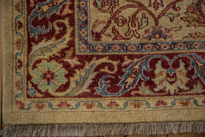 6x9 Vintage Indian Bijar Design Carpet by Old New House® - product image 7 for Resin Society