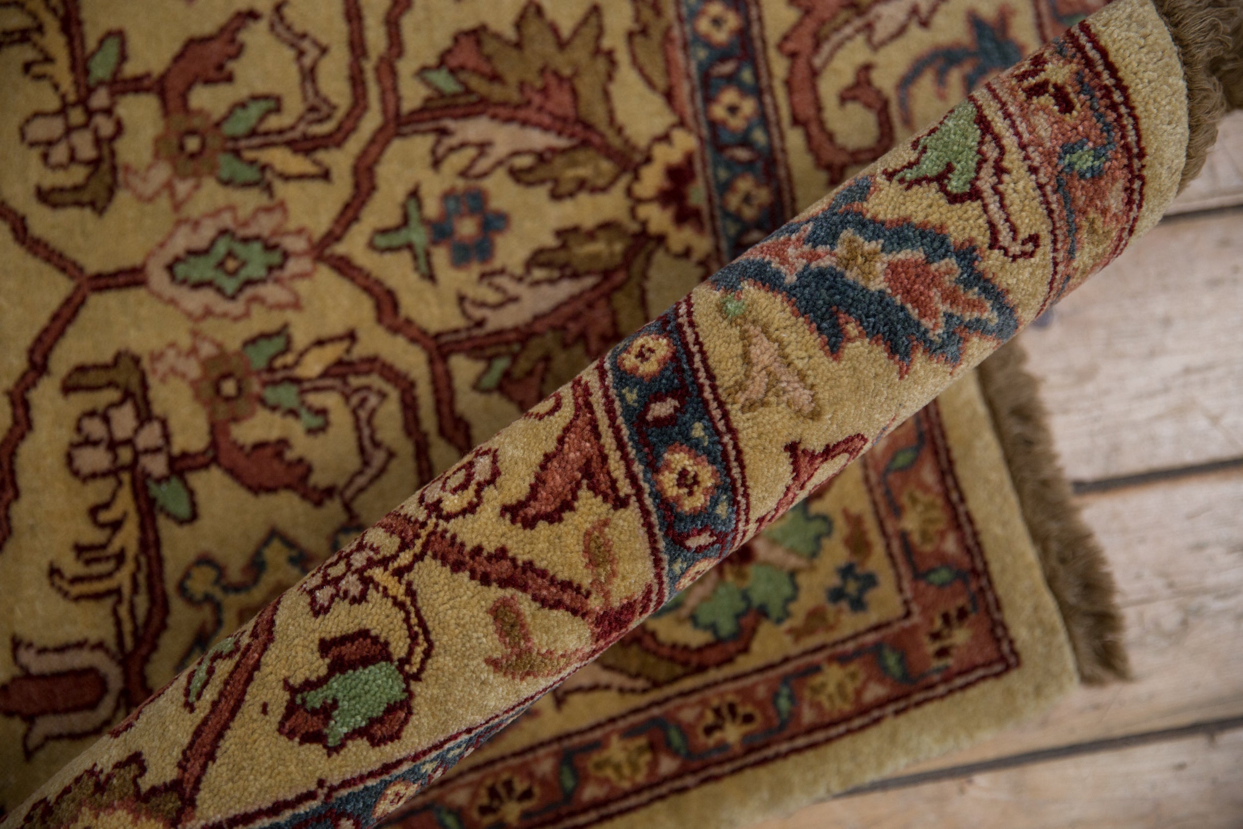 6x9 Vintage Indian Bijar Design Carpet by Old New House® - product image 8 for Resin Society