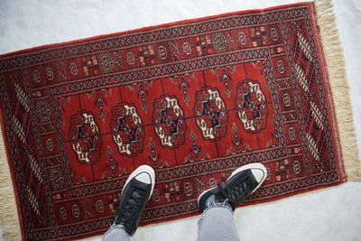 2.5x4 Vintage Fine Bokhara Rug Runner by Old New House® - product image 2 for Resin Society