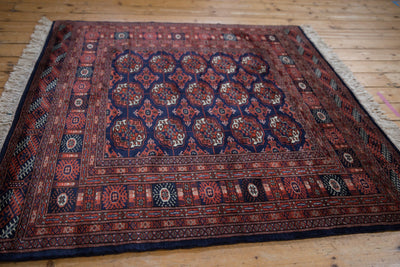 5x5 Vintage Fine Bokhara Square Rug by Old New House® - product image 6 for Resin Society