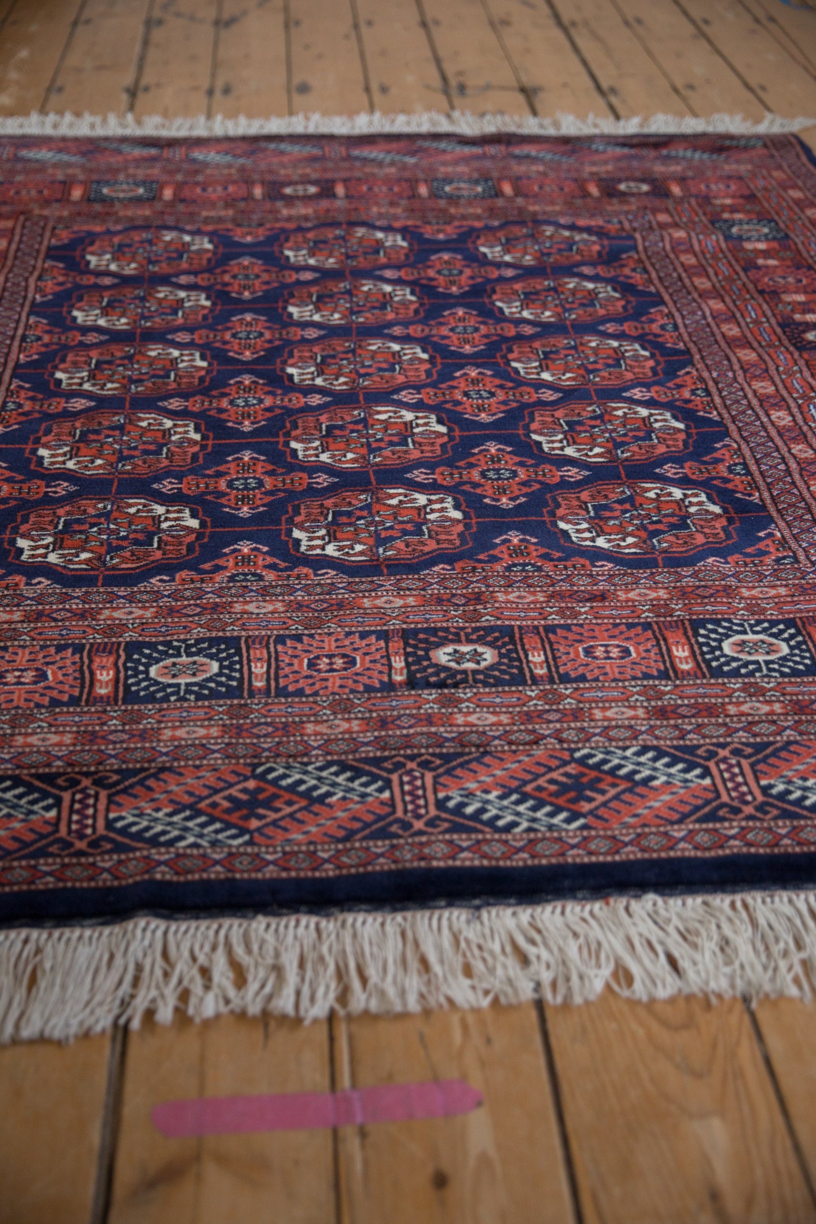 5x5 Vintage Fine Bokhara Square Rug by Old New House® - product image 8 for Resin Society
