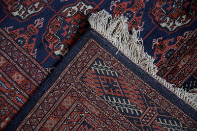 5x5 Vintage Fine Bokhara Square Rug by Old New House® - product image 10 for Resin Society